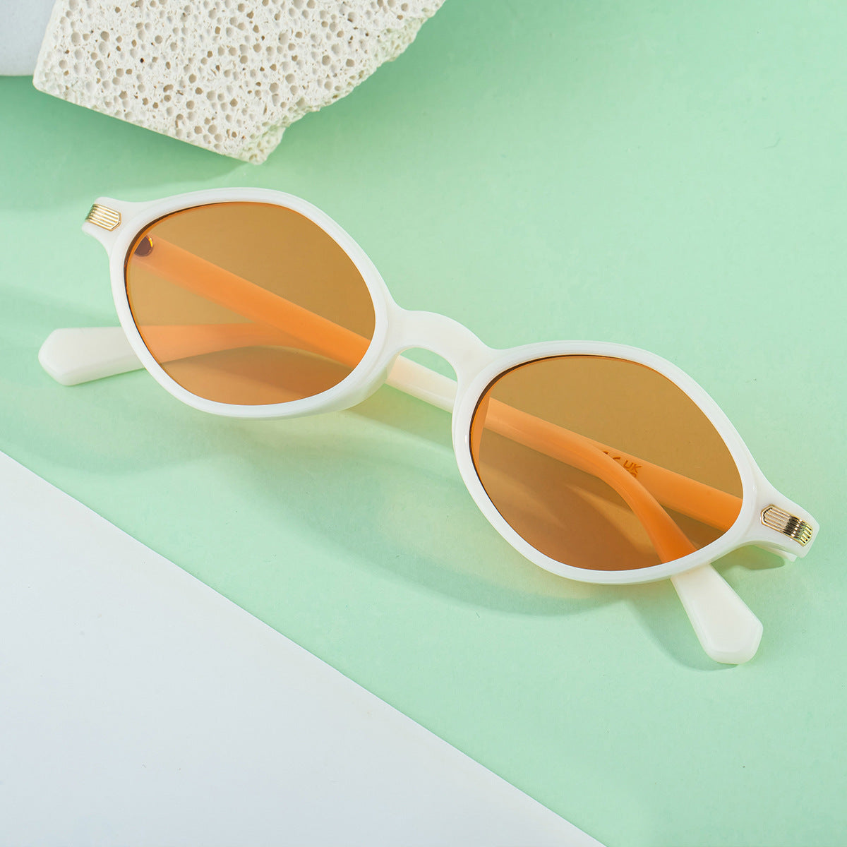 Oval Small Frame Glasses Men'S 2026 New European And American Fashion Trend Glasses Women