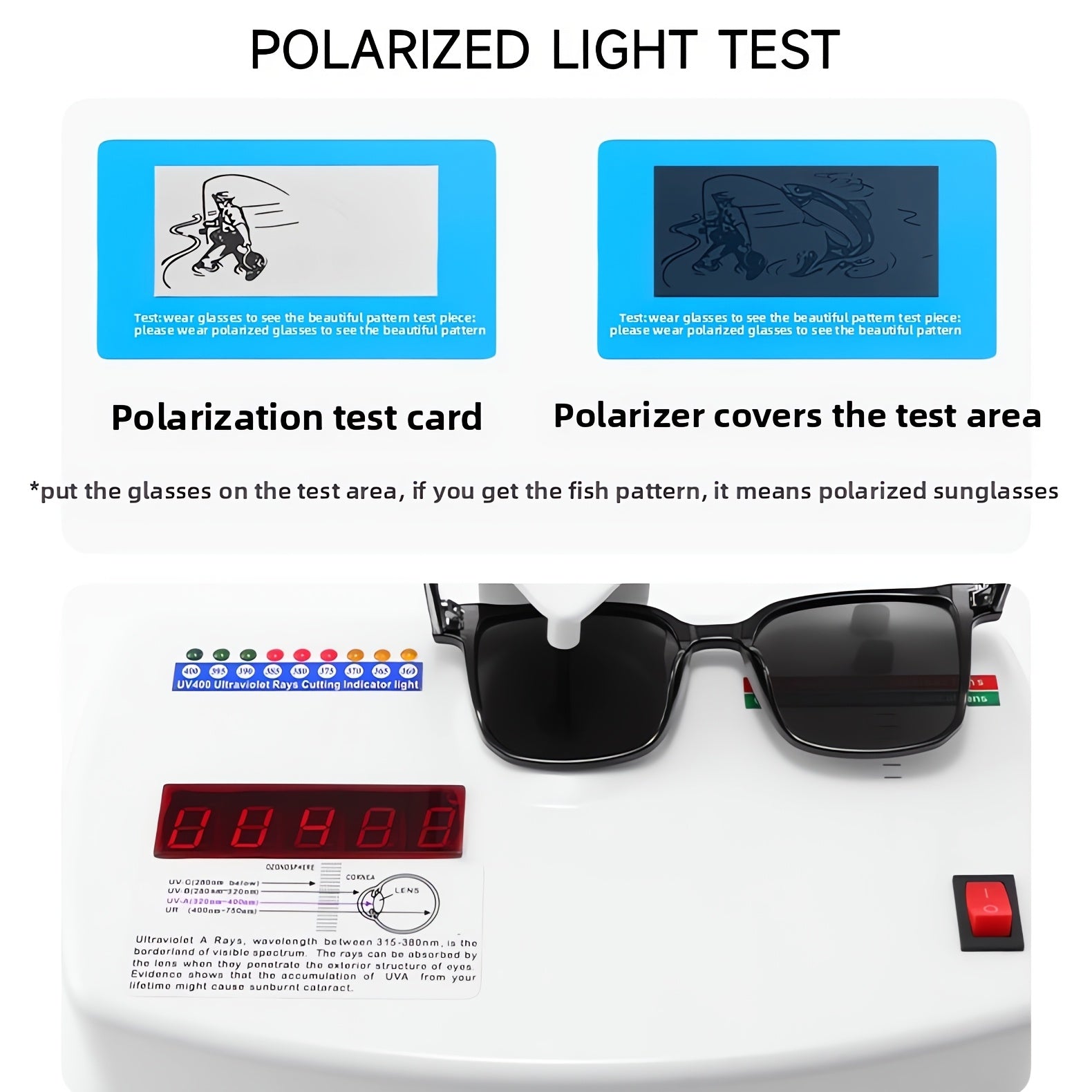 Casik&Vuek Full Frame Square Unisex Sunglasses TR90 Pin VU400 Polarized Outdoor Mountaineering Travel Driving Sunglasses