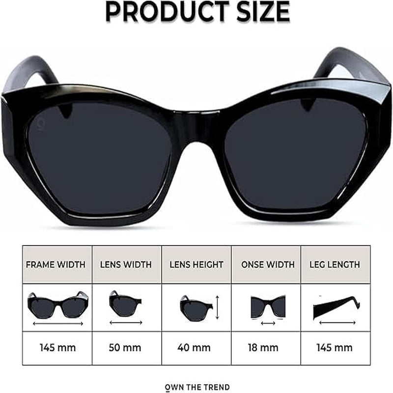 Trendy Sunglasses for Women - Sunglasses Womens with UV ion - Vintage Retro Oval Y2K Fashion Sun Glasses