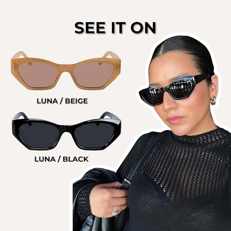 Trendy Sunglasses for Women - Sunglasses Womens with UV ion - Vintage Retro Oval Y2K Fashion Sun Glasses