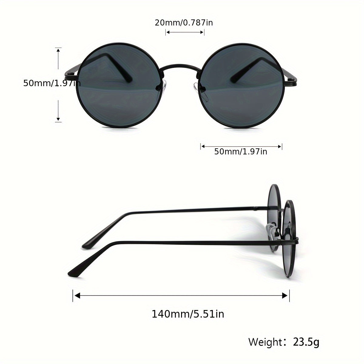 1 Pair of Men'S Round Frame Filigree Exquisite Easy Luxury Fashion Glasses, Without Battery