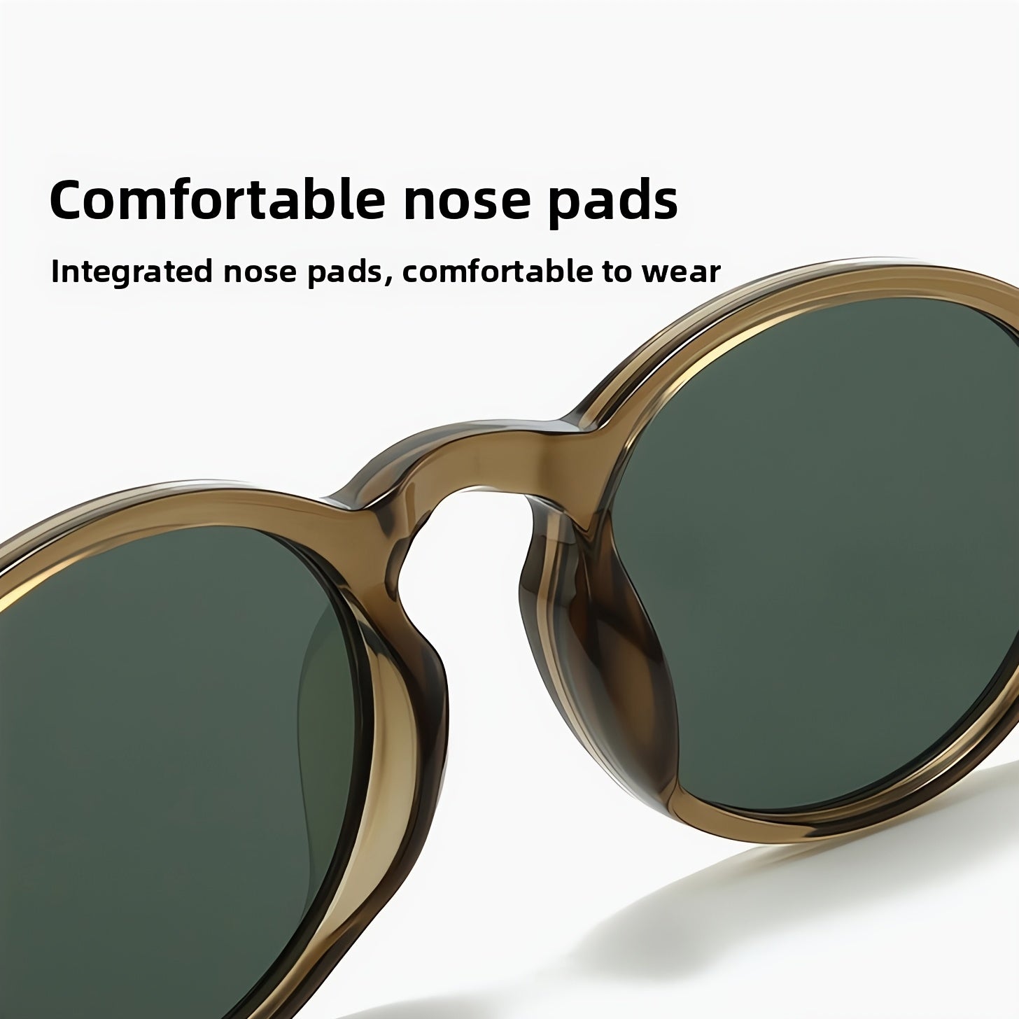 Casik&Vuek Round Retro Punk Full Frame Unisex Sunglasses | Tr90 Pin, Vu400 Polarized, Outdoor Mountaineering Travel Driving Sunglasses With Eyeglass Cloth And Case, Without Battery